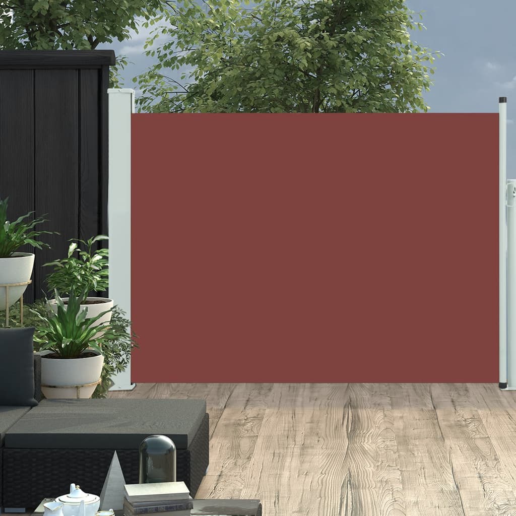 Vidaxl Garden Screen rozšířitelný 100x500 cm hnědá