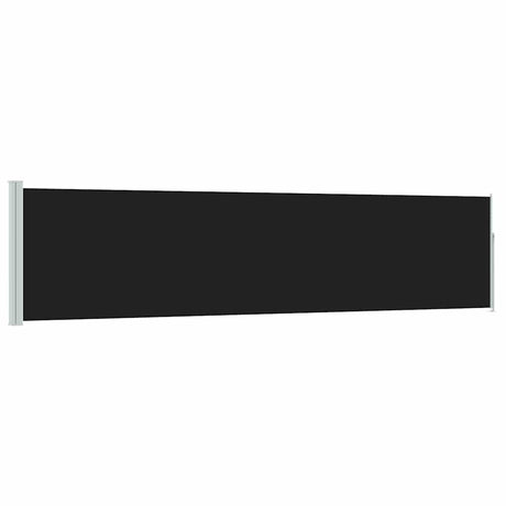 Vidaxx Paravent de jardin extensible 120x500 cm noir