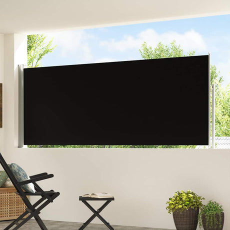 Vidaxx Paravent de jardin extensible 120x500 cm noir