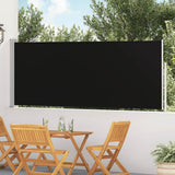 Vidaxx Paravent de jardin extensible 120x500 cm noir