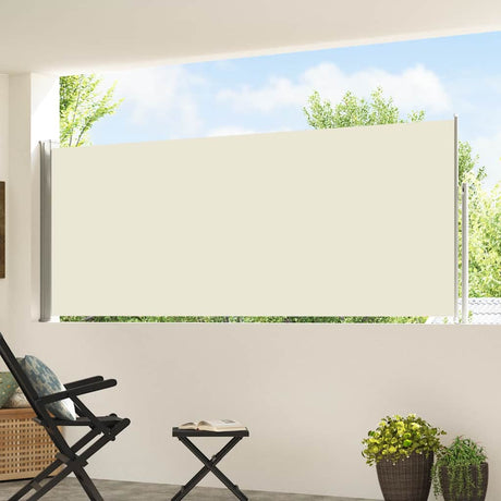 Vidaxx paravent de jardin extensible 120x500 cm crème
