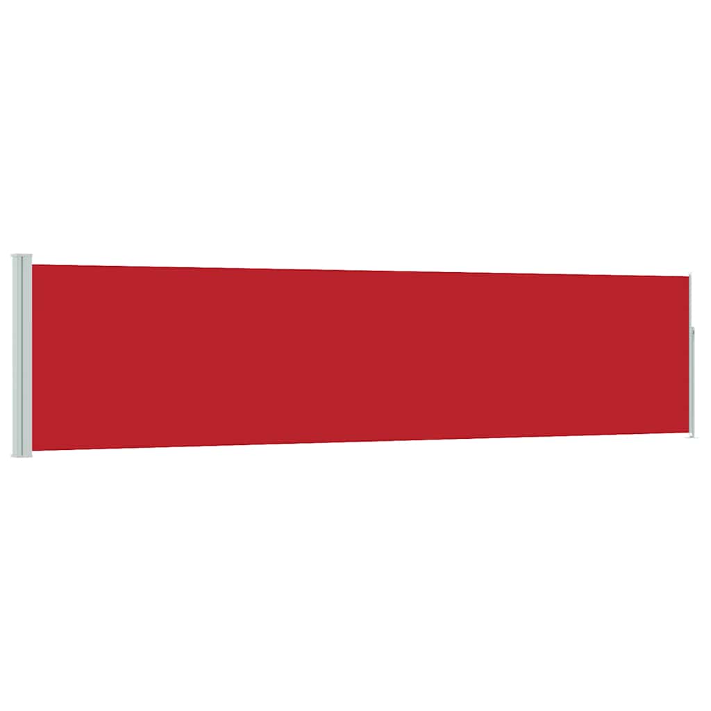 Vidaxx paravent de jardin extensible 120x500 cm rouge