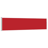 Vidaxx paravent de jardin extensible 120x500 cm rouge