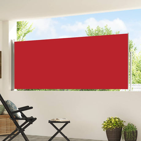 Vidaxx paravent de jardin extensible 120x500 cm rouge