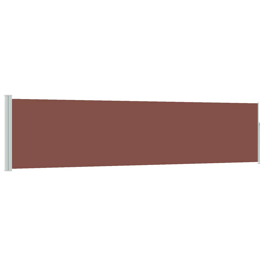 Vidaxx paravent de jardin extensible 120x500 cm marron