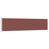 Vidaxx paravent de jardin extensible 120x500 cm marron