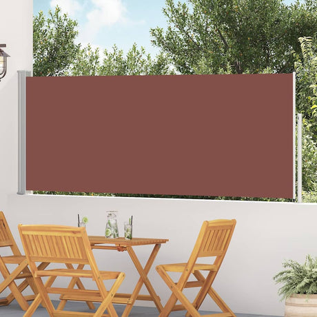 Vidaxx paravent de jardin extensible 120x500 cm marron