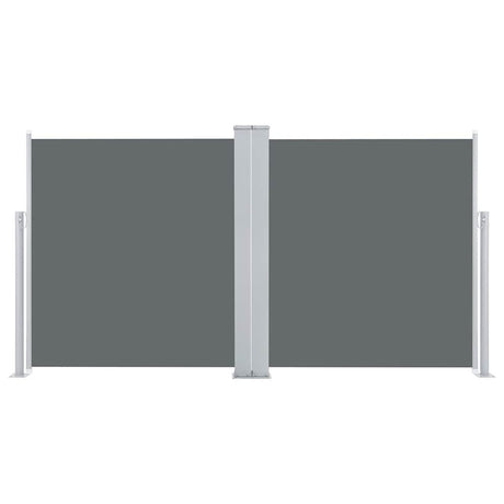 Pare-brise vidaxl extensible 100x600 cm anthracite
