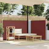 Pare-brise Vidaxl extensible 100x600 cm brun