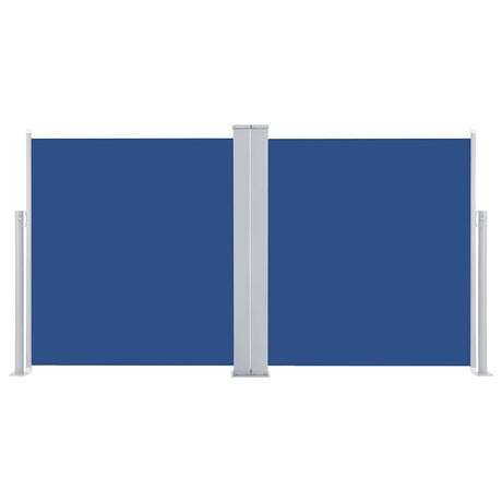 Pare-brise vidaxl extensible 100x600 cm bleu