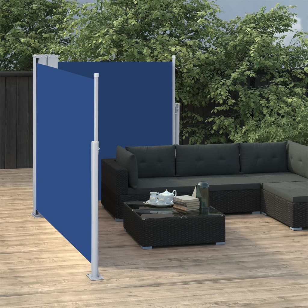 Vidaxl vetrobransko steklo iztegnjeno 100x600 cm modra