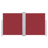 Pare-brise vidaxl extensible 100x600 cm rouge