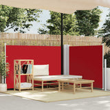 Pare-brise vidaxl extensible 100x600 cm rouge