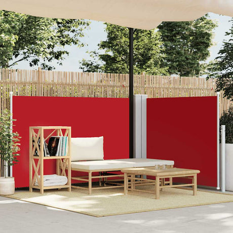 Pare-brise vidaxl extensible 100x600 cm rouge