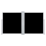 Vidaxx pare-vent extensible 120x600 cm noir