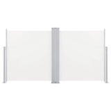 Pare-brise Vidaxl extensible 120x600 cm crème
