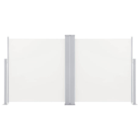 Pare-brise Vidaxl extensible 120x600 cm crème