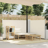 Pare-brise Vidaxl extensible 120x600 cm crème