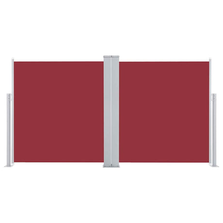 Pare-brise Vidaxl extensible 120x600 cm rouge