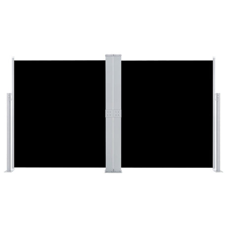 Pare-brise Vidaxl extensible 140x600 cm noir