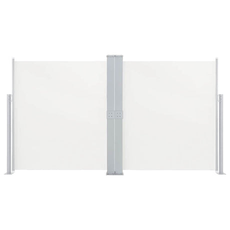 Pare-brise Vidaxl extensible 140x600 cm crème