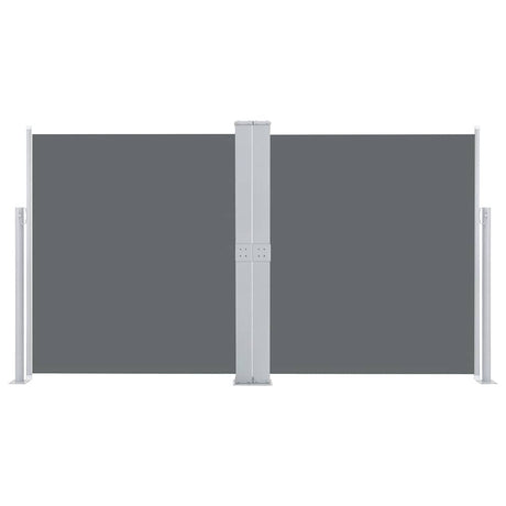 Pare-brise Vidaxl extensible 140x600 cm anthracite