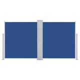 Pare-brise Vidaxl extensible 140x600 cm bleu