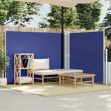 Pare-brise Vidaxl extensible 140x600 cm bleu