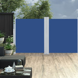 Pare-brise Vidaxl extensible 140x600 cm bleu