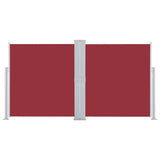 Pare-brise Vidaxl extensible 140x600 cm rouge