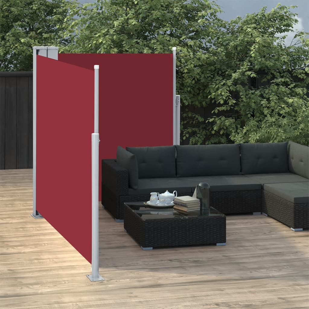 Vidaxl forrude udvides 140x600 cm rød