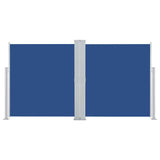 Pare-brise Vidaxl extensible 160x600 cm bleu