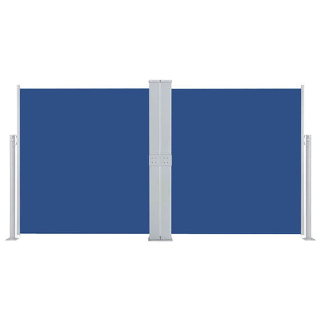 Pare-brise Vidaxl extensible 160x600 cm bleu
