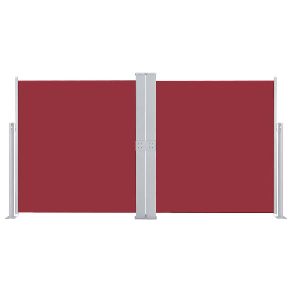 Pare-brise Vidaxl extensible 160x600 cm rouge