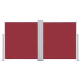 Pare-brise Vidaxl extensible 160x600 cm rouge