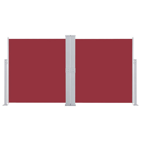 Pare-brise Vidaxl extensible 160x600 cm rouge