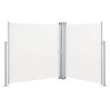 Écran de jardin vidaxl extensible double 170x600 cm crème