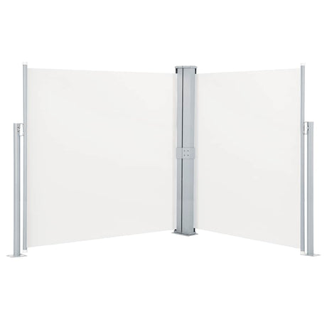 Écran de jardin vidaxl extensible double 170x600 cm crème