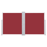 Pare-brise Vidaxl extensible 170x600 cm rouge