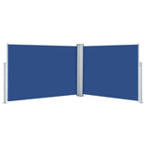 Pare-brise vidaxl extensible 100x1000 cm bleu