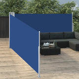 Pare-brise vidaxl extensible 100x1000 cm bleu