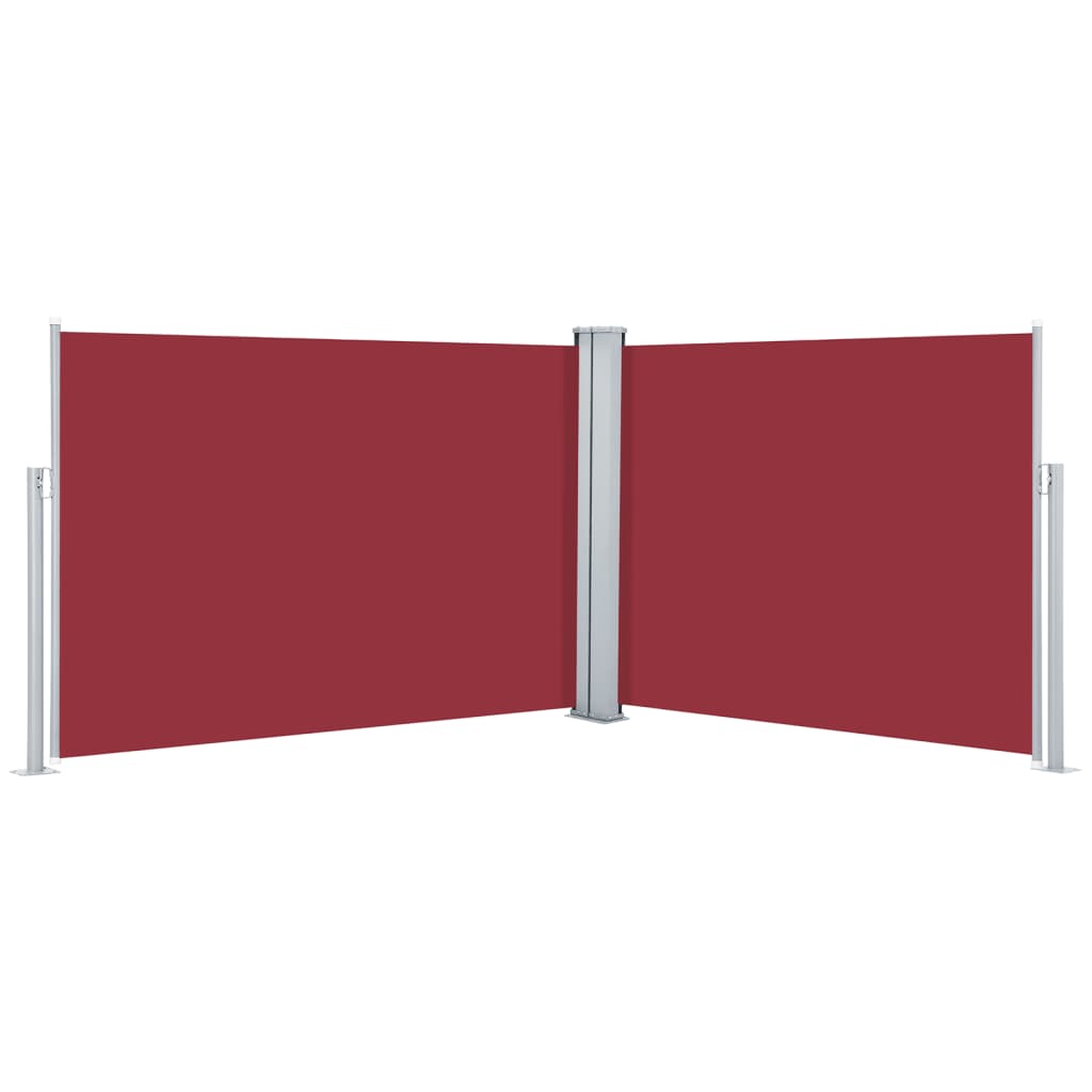 Pare-brise vidaxl extensible 100x1000 cm rouge