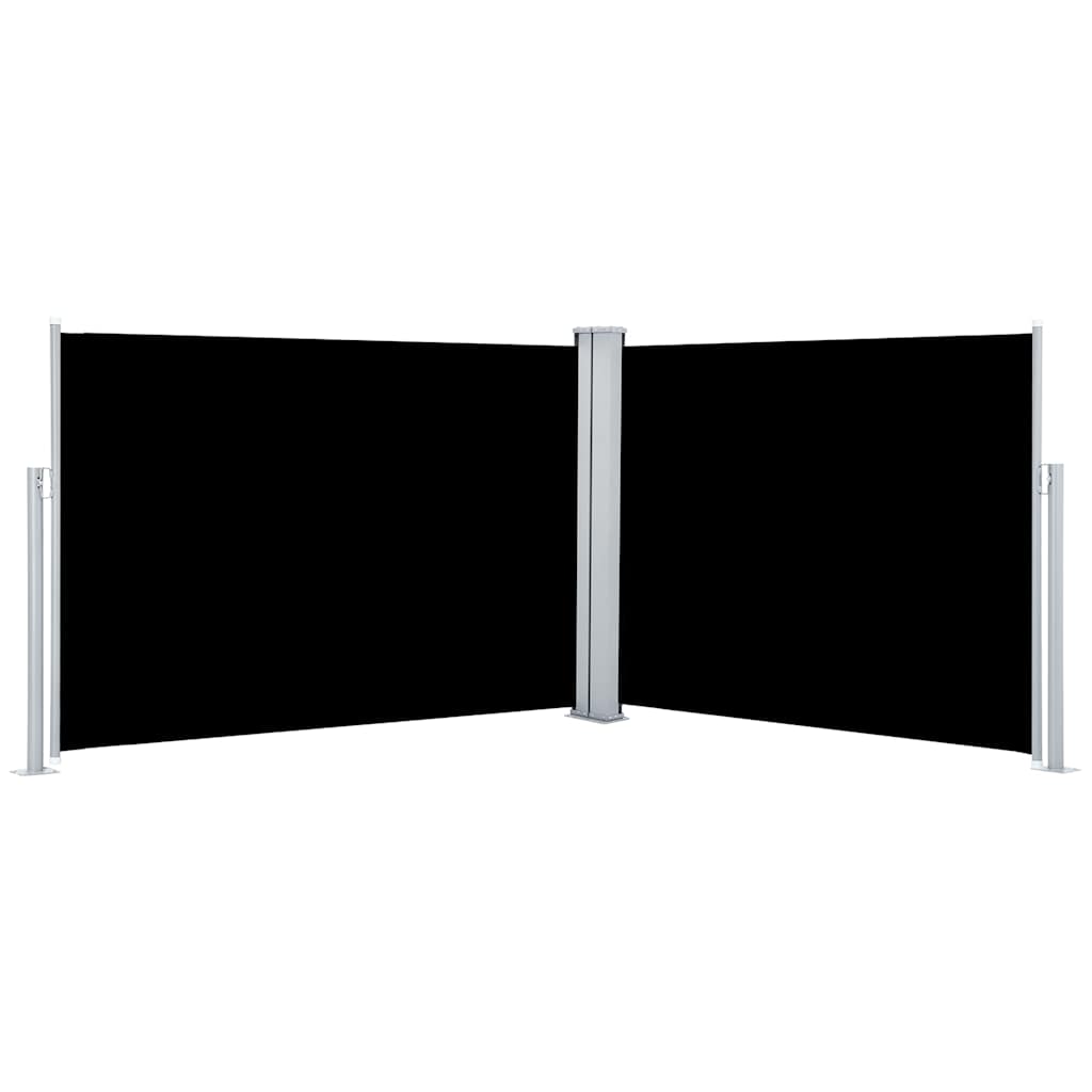 Vidaxx pare-vent extensible 120x1000 cm noir