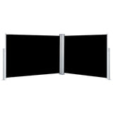 Vidaxx pare-vent extensible 120x1000 cm noir