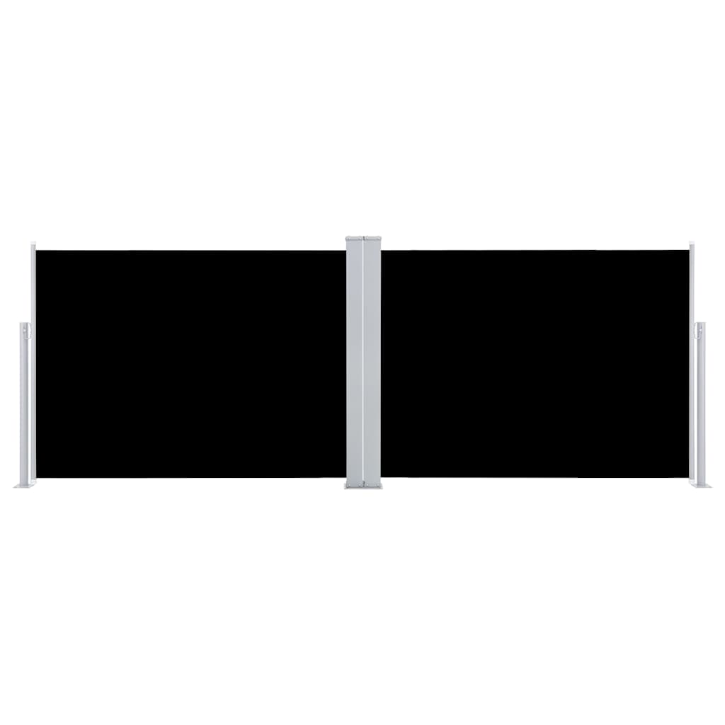 Vidaxx pare-vent extensible 120x1000 cm noir