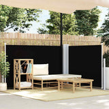 Vidaxx pare-vent extensible 120x1000 cm noir