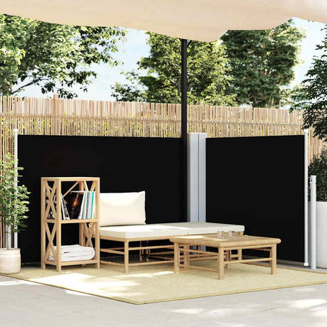 Vidaxx pare-vent extensible 120x1000 cm noir