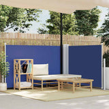 Vidaxx pare-vent extensible 120x1000 cm bleu