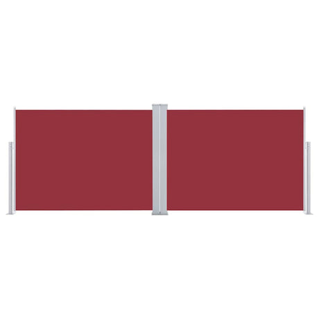 Pare-brise Vidaxl extensible 120x1000 cm rouge
