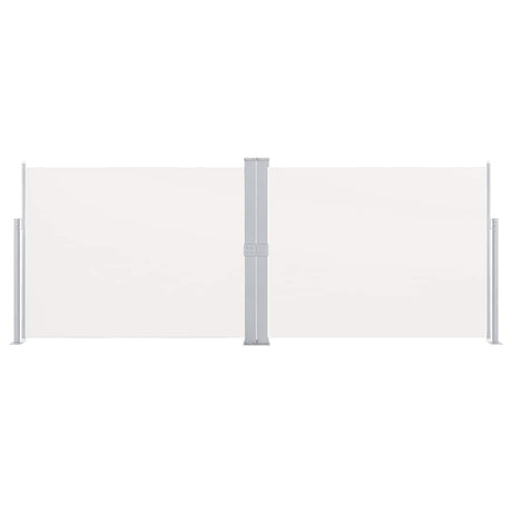 Pare-brise Vidaxl extensible 140x1000 cm crème